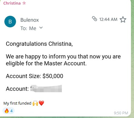 Christina and Nicholas are both Now Funded