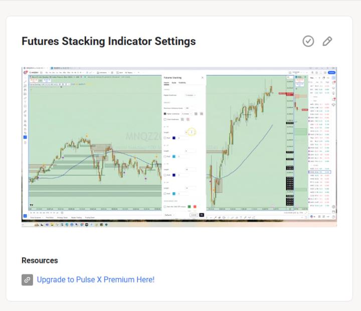 futures stacking update