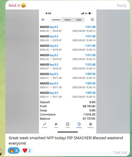 Everyone Congratulate Nick on an Amazing Week.