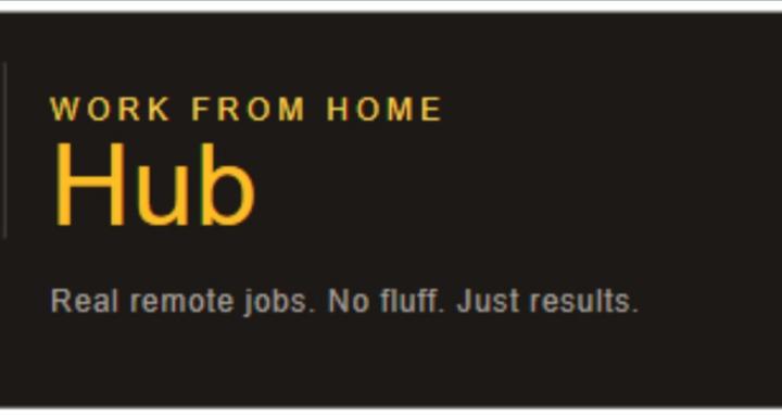 Work from Home Hub