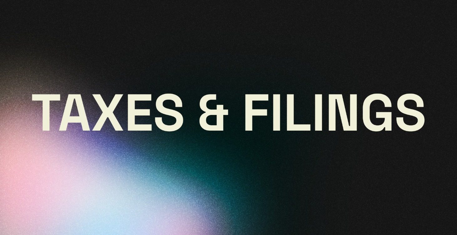 6. First Taxes & Filings