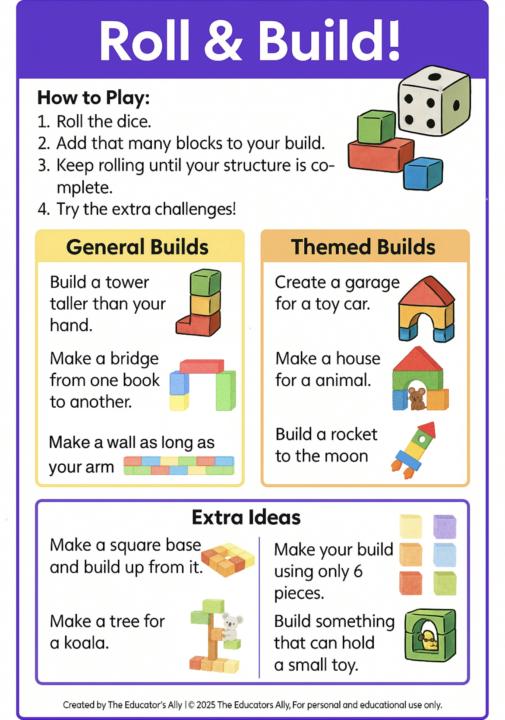 Block play ideas!! 