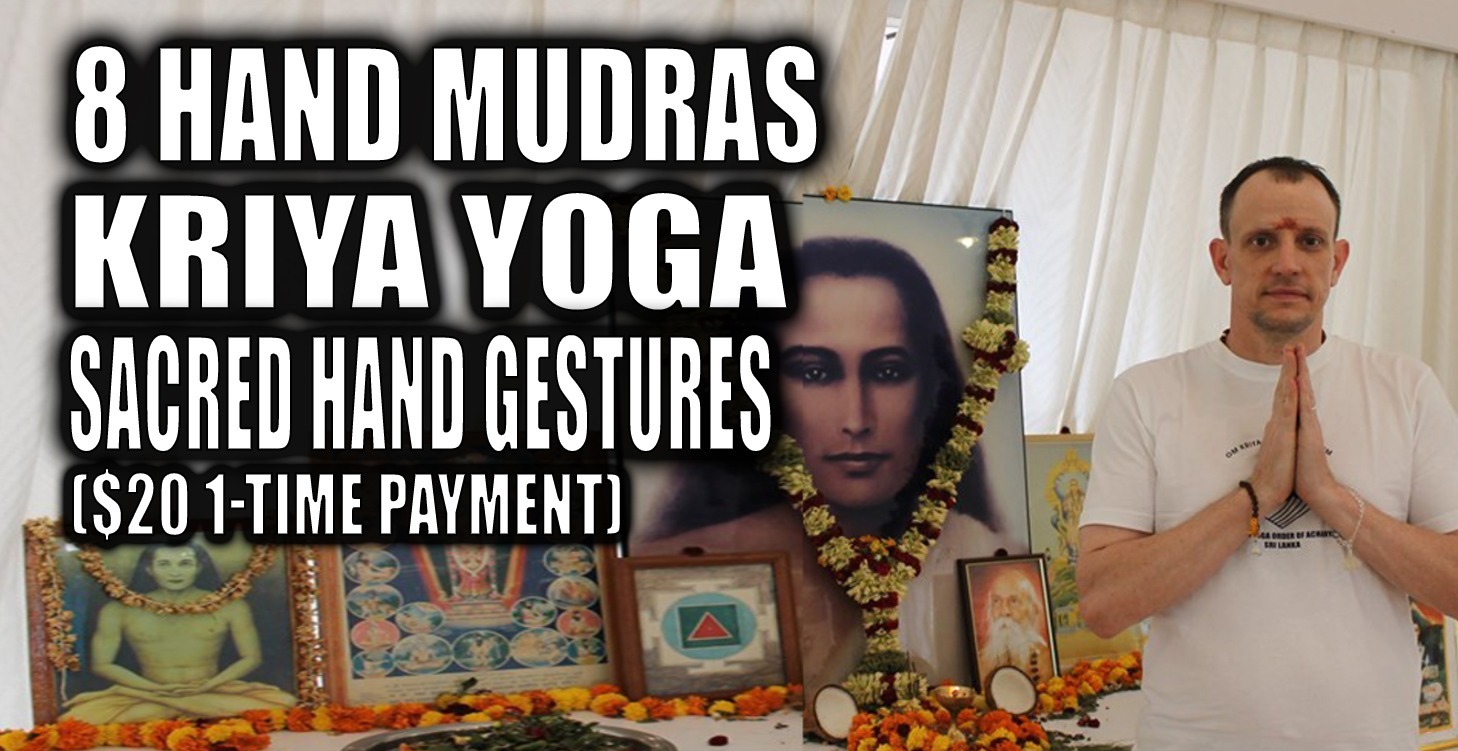 🧘‍♂️🕉️✋ 8 Mudras (Kriya Yoga Hand Gestures) ✋
