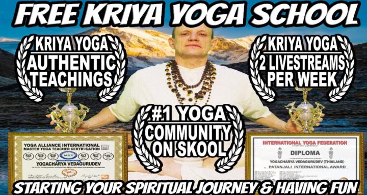 🧘‍♂️Free Kriya Yoga School