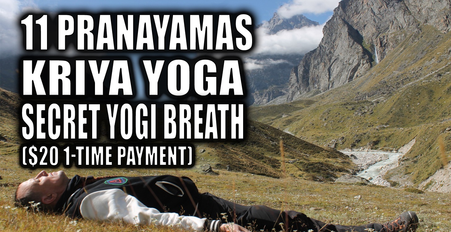 🙏🌬️11 Pranayamas (Kriya Yoga Secret Yogi Breath)