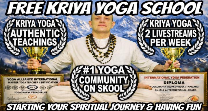 🧘‍♂️Free Kriya Yoga School