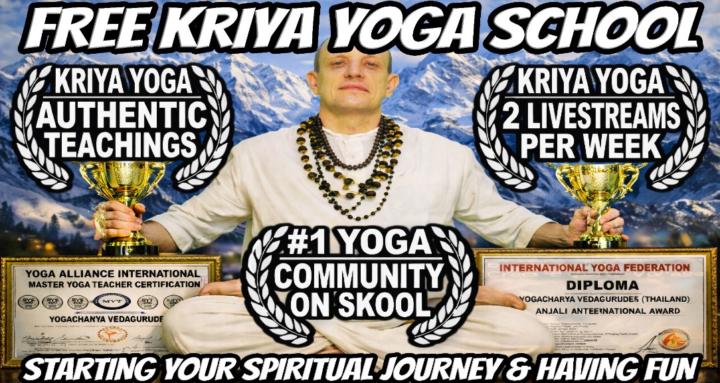 🧘‍♂️Free Kriya Yoga School