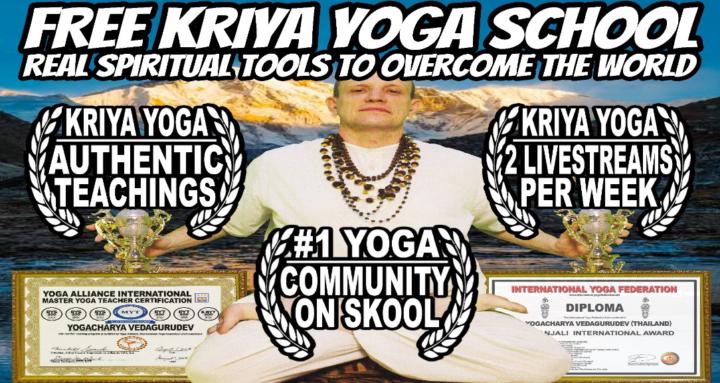 🧘‍♂️Free Kriya Yoga School