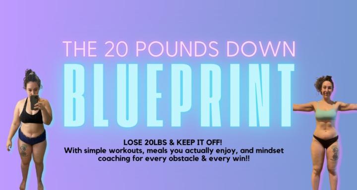 20 LBS DOWN ➡️ THE BLUEPRINT