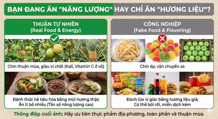 Ăn bằng 5 giác quan và lòng biết ơn
