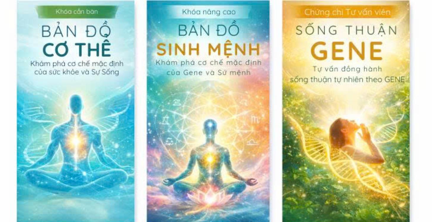 SỐNG THUẬN GENE LEVEL 1 - BẢN ĐỒ CƠ THỂ