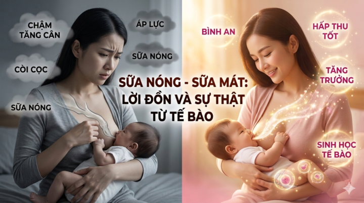 Sữa nóng - sữa mát