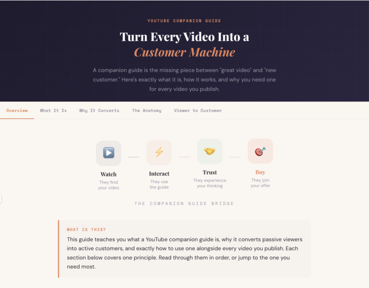 New Claude Template: Turn Videos into customer machines 🙌