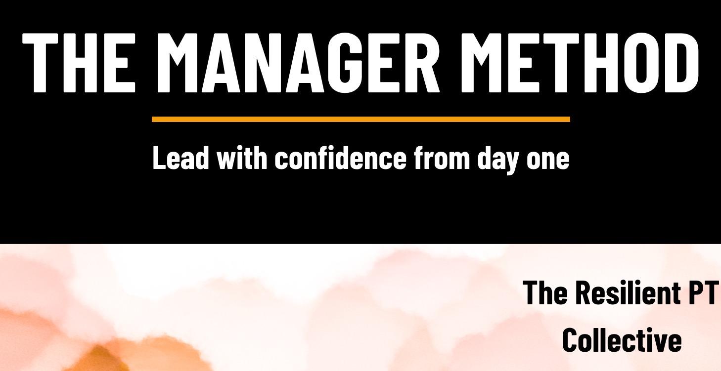 The Manager Method