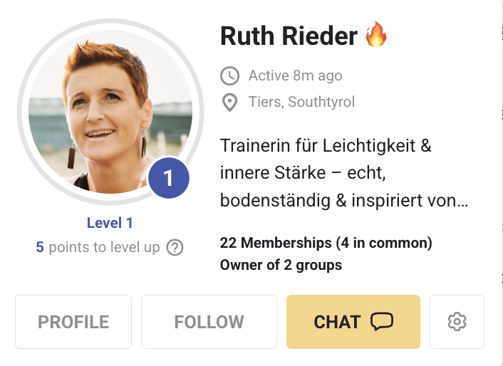 🎯 Willkommen Ruth – Ready to make moves?