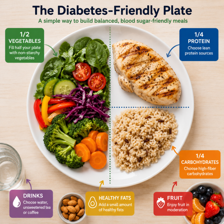 Diabetes - Friendly Plate.