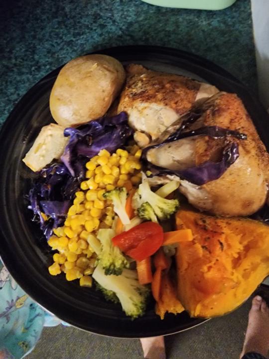 Our rainbow plate