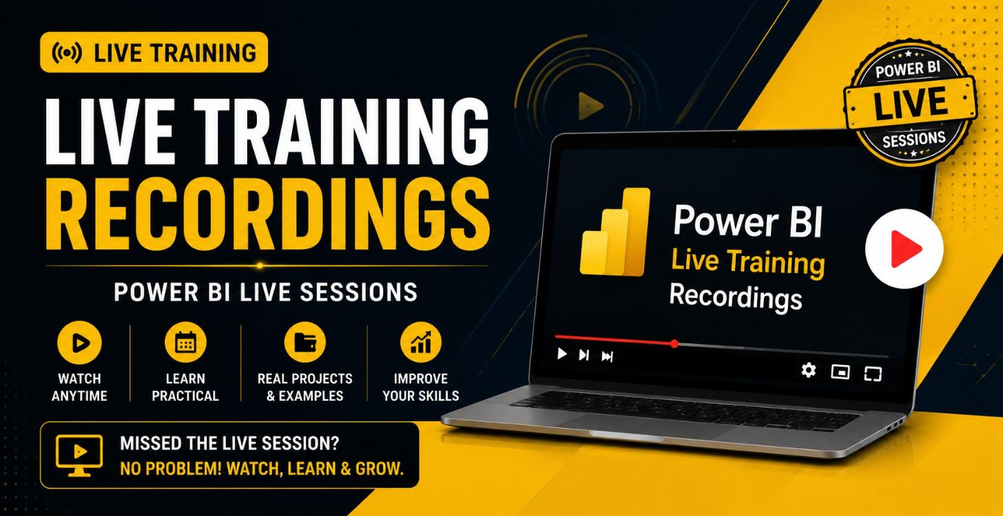 Recorded Live Power BI Training
