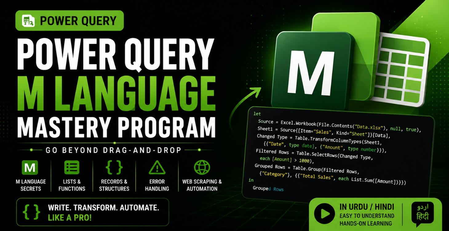 Power Query M Language Mastery