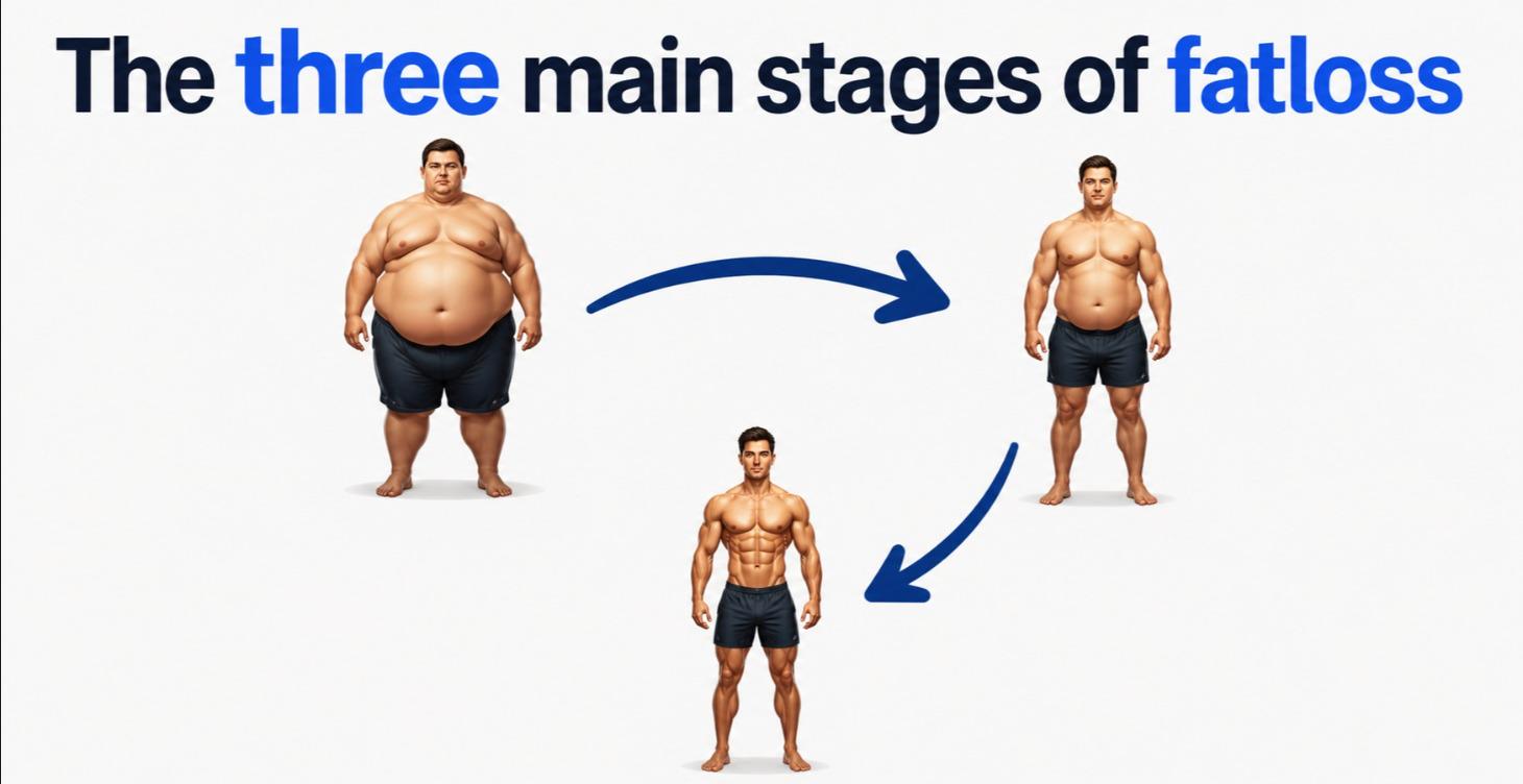 The three main stages of fatloss