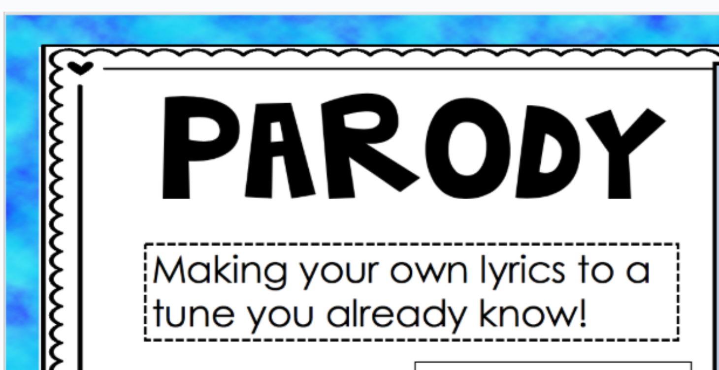 Tone and Parody Poem