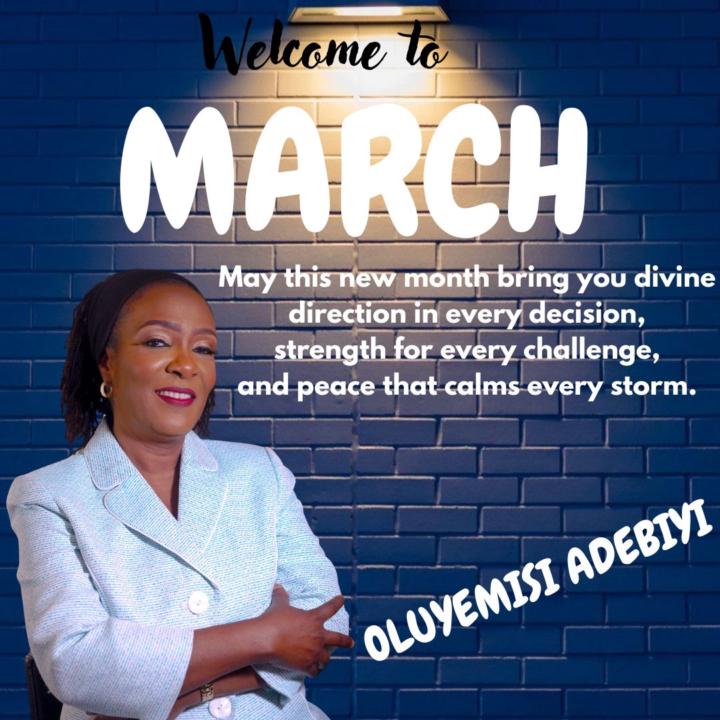 HAPPY NEW MONTH. 