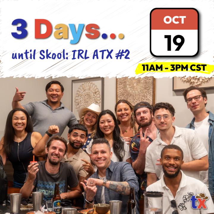 3 DAYS AWAY. LET’S RUN IT.