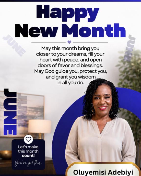 Happy new month. 