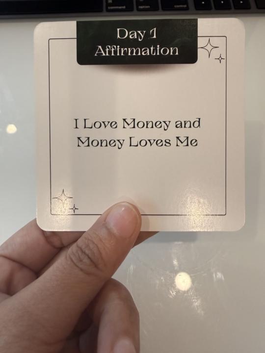 Affirmation of the day and the Method