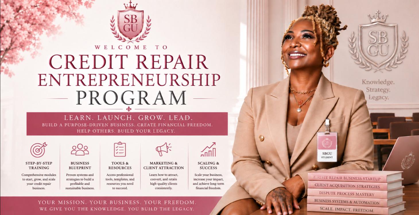 Credit Repair Entrepreneurship Program