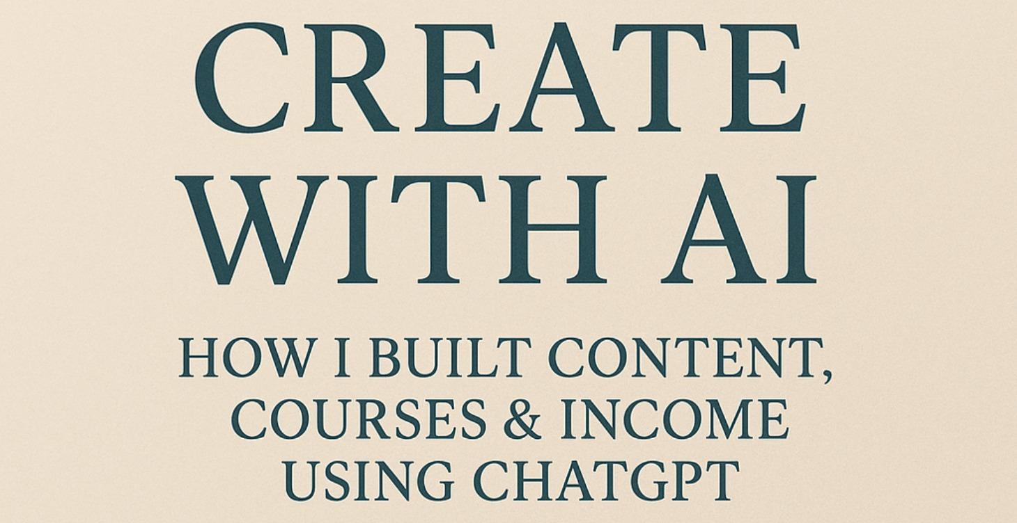 Create AI:How I Built Content and Income Using AI