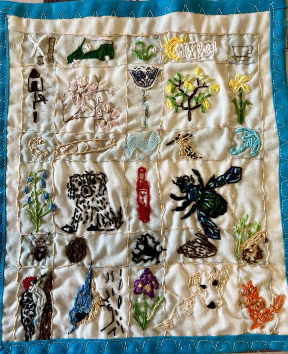 Big Reveal - Stitch journaling sampler