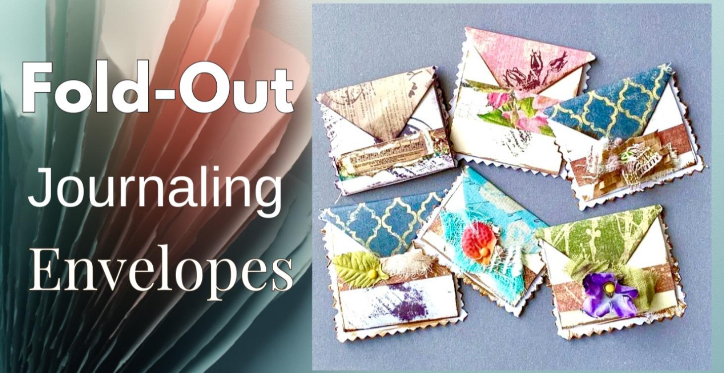 Fold-out Journaling Spot From Adding Machine Tape