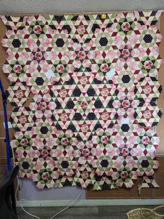 A Rose In My Garden English Paper Piecing 