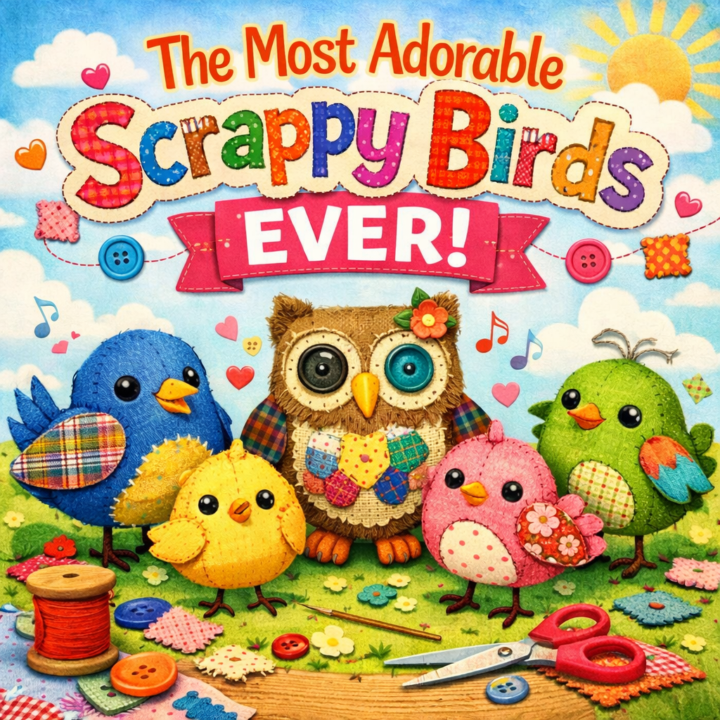 The Cutest Scrappy Birds EVER!