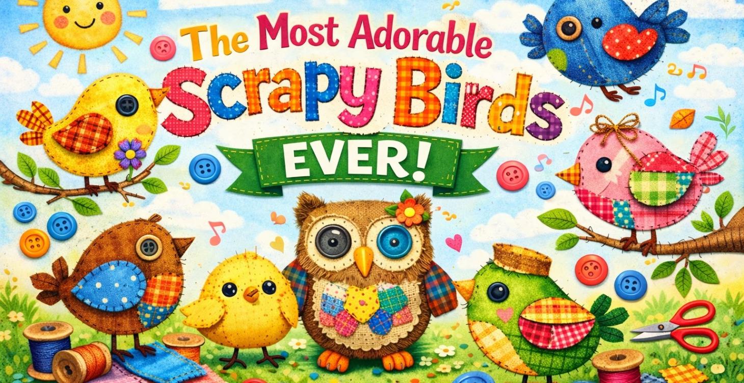 The Most Adorable Scrappy Birds EVER!