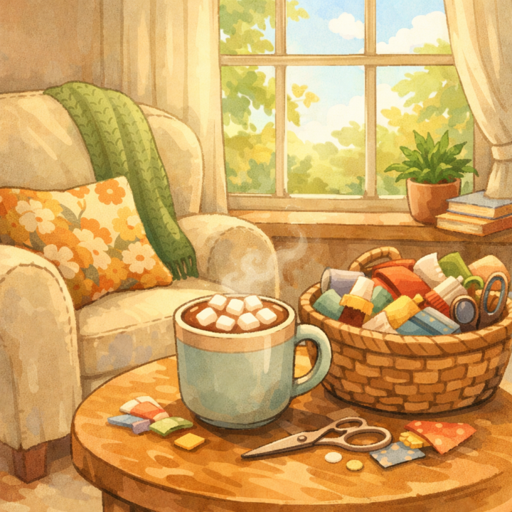 What’s one small thing in your creative space that brings you comfort?