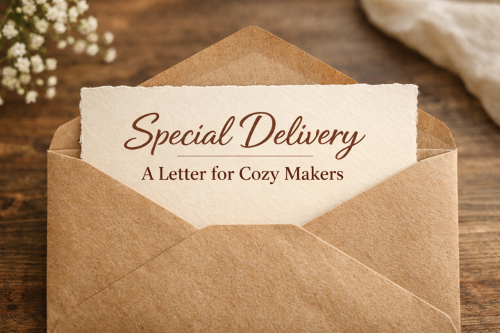 Special Delivery # 1: A Letter for Cozy Makers |Day 1