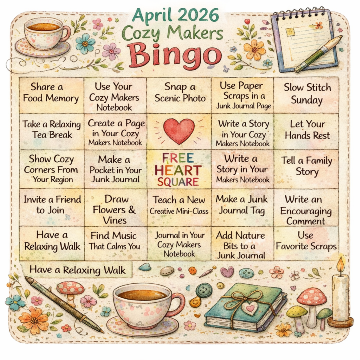 April's Bingo Card is Ready to Download