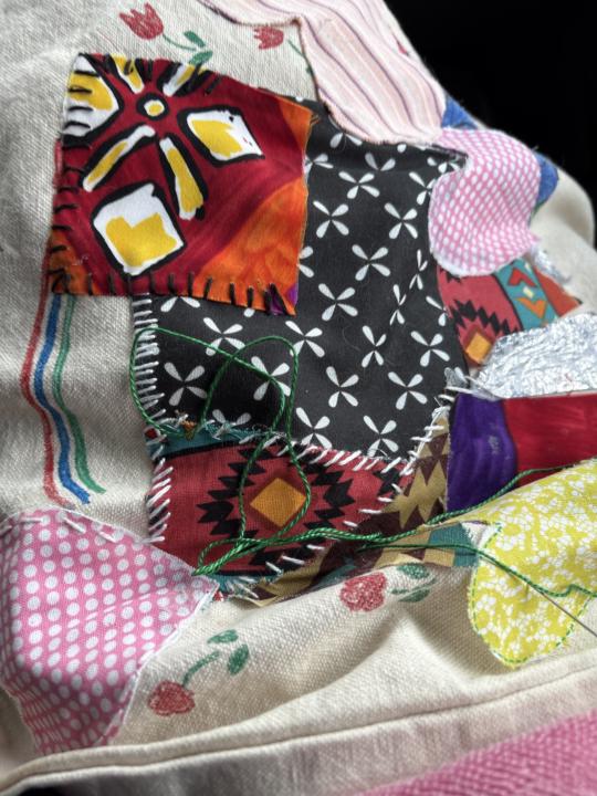 First attempt at slow stiching .