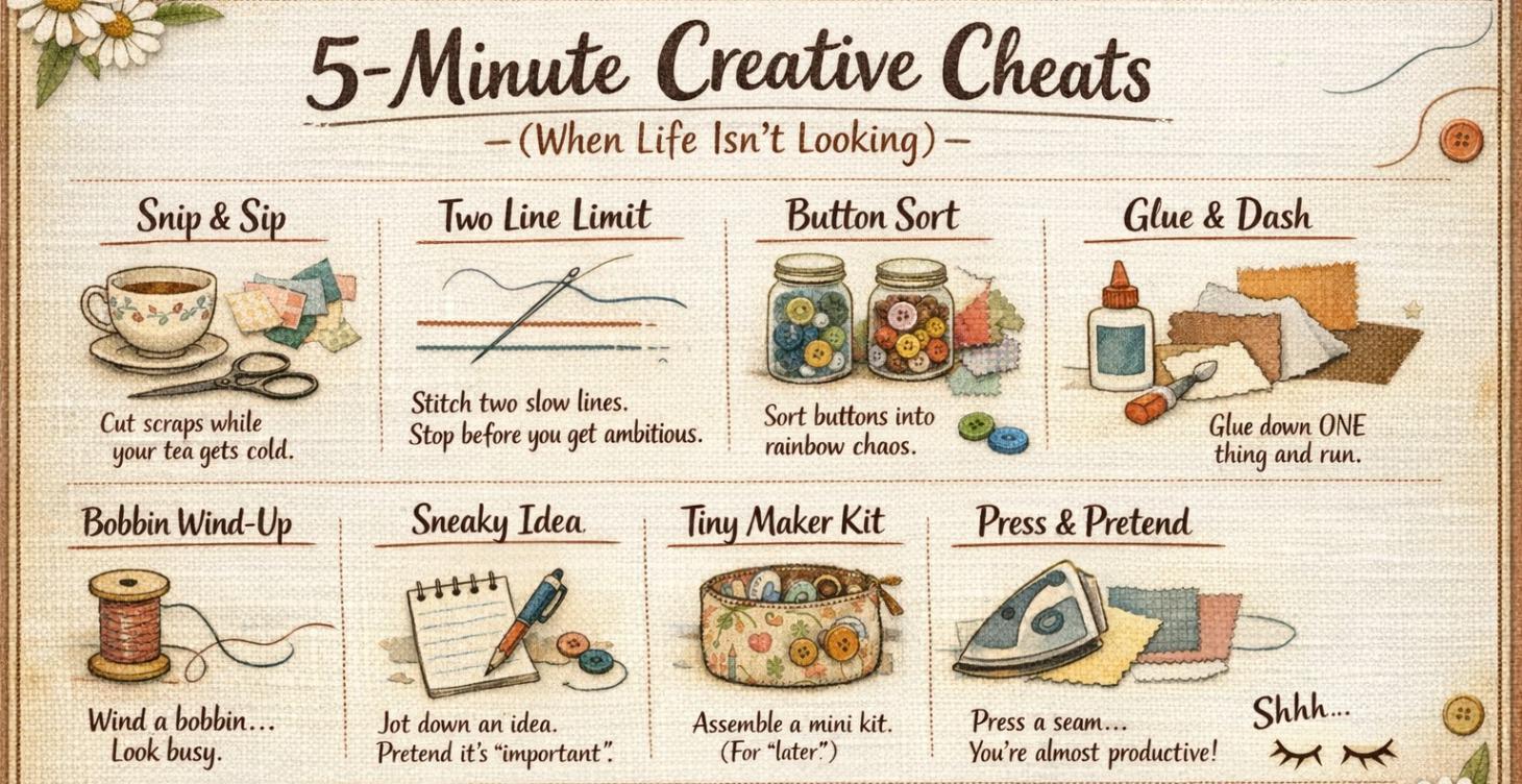 Crafting While Life Isn’t Looking