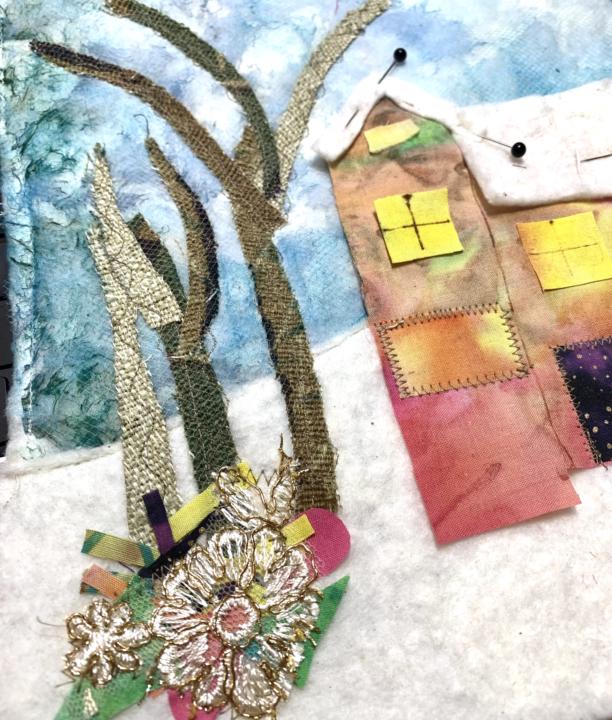 Update 4/6 - Premium members start the 'House in Snow' Slow Stitch Project on March 20th 