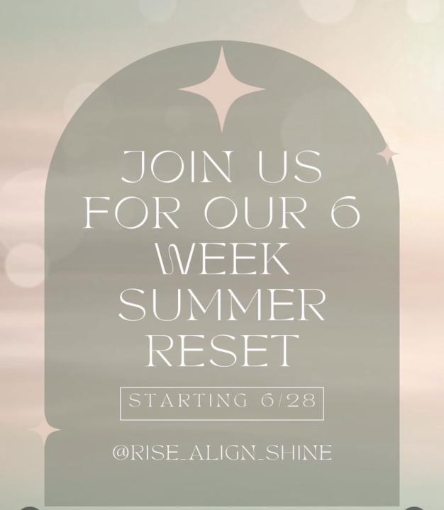 6 Week Summer Reset Launching Soon!