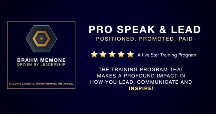 Pro Speak & Lead