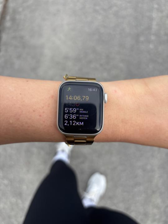 Première course officielle 🏃‍♀️ 