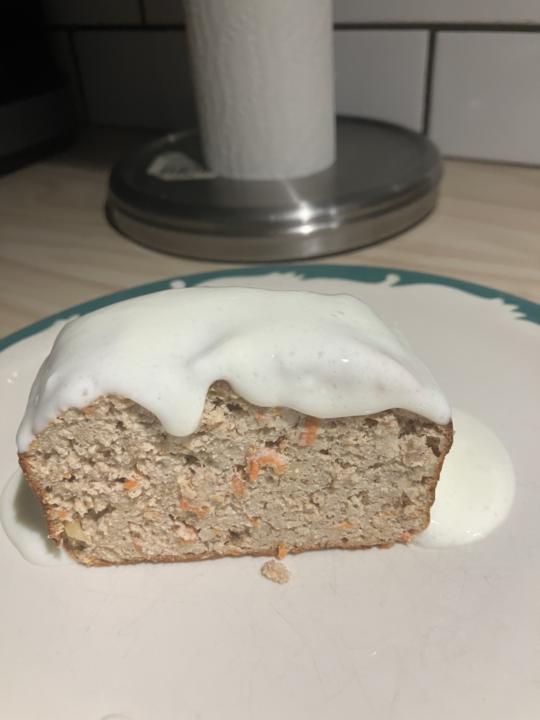 Collation gâteau carotte 