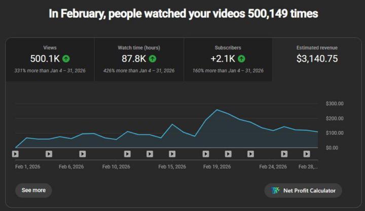 30-Day YouTube Challenge for March