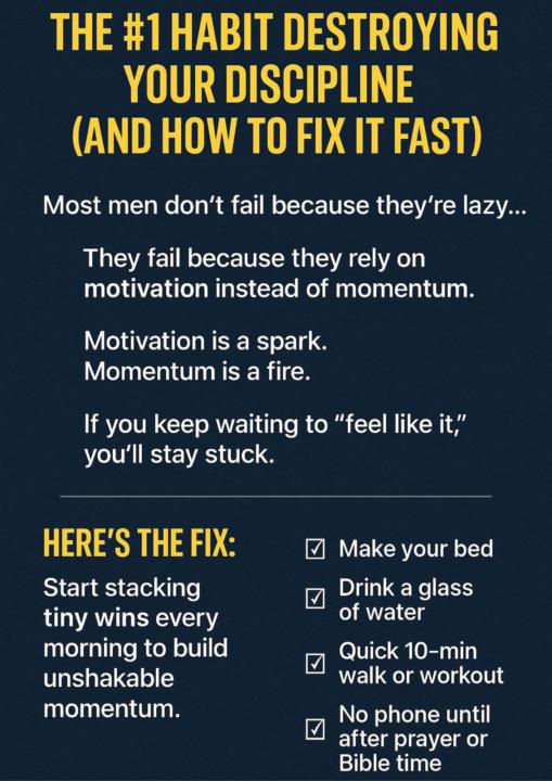 Most men don’t fail because they’re lazy…