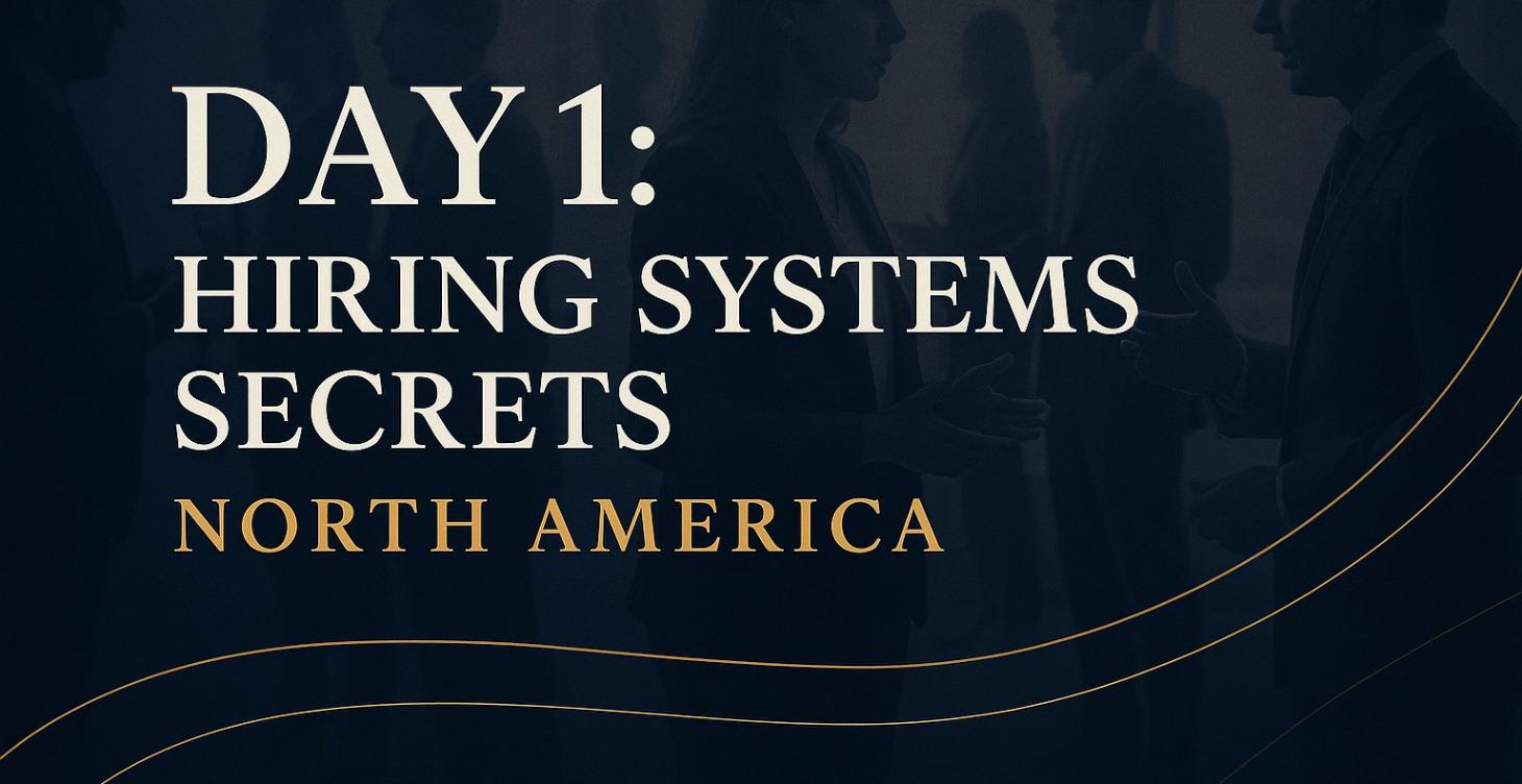 Step 1 - Secrets of Hiring Systems North America