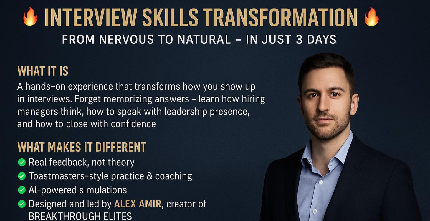 (IPST)Interview & Public Speaking Transformation